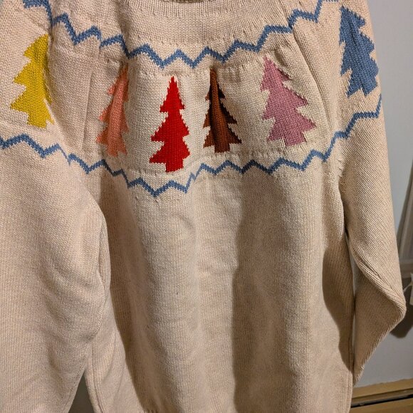 Hanna Andersson Other - Hanna Andersson Fair Isle Sweater in Oat Heather Size 10